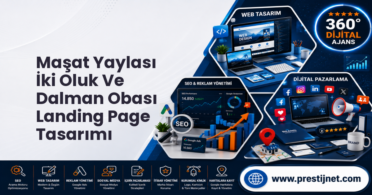 Maşat Yaylası İki Oluk Ve Dalman Obası Landing Page Tasarımı