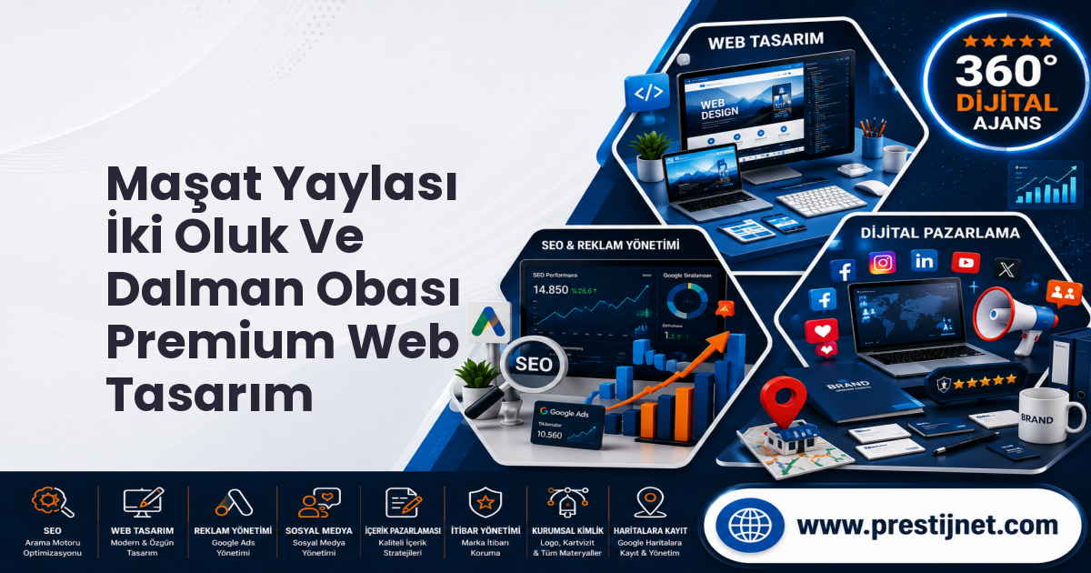 Maşat Yaylası İki Oluk Ve Dalman Obası Premium Web Tasarım