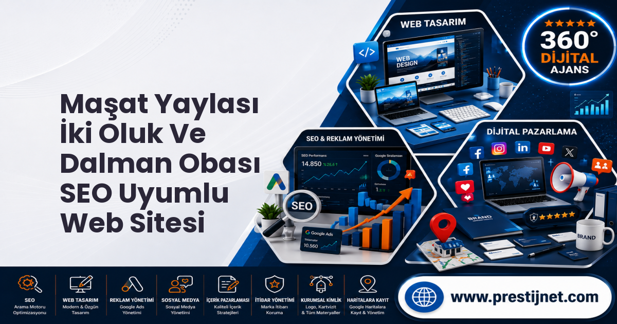 Maşat Yaylası İki Oluk Ve Dalman Obası SEO Uyumlu Web Sitesi