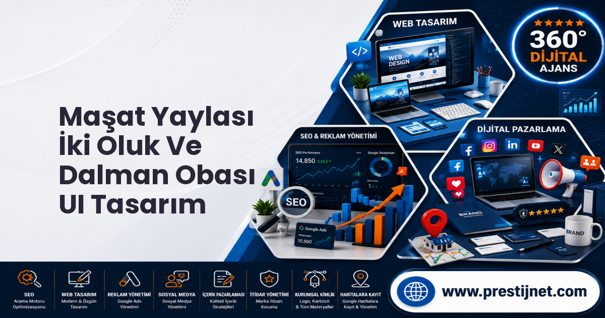 Maşat Yaylası İki Oluk Ve Dalman Obası UI Tasarım