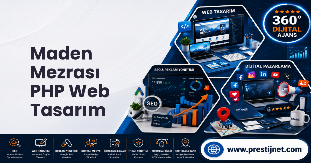 Maden Mezrası PHP Web Tasarım