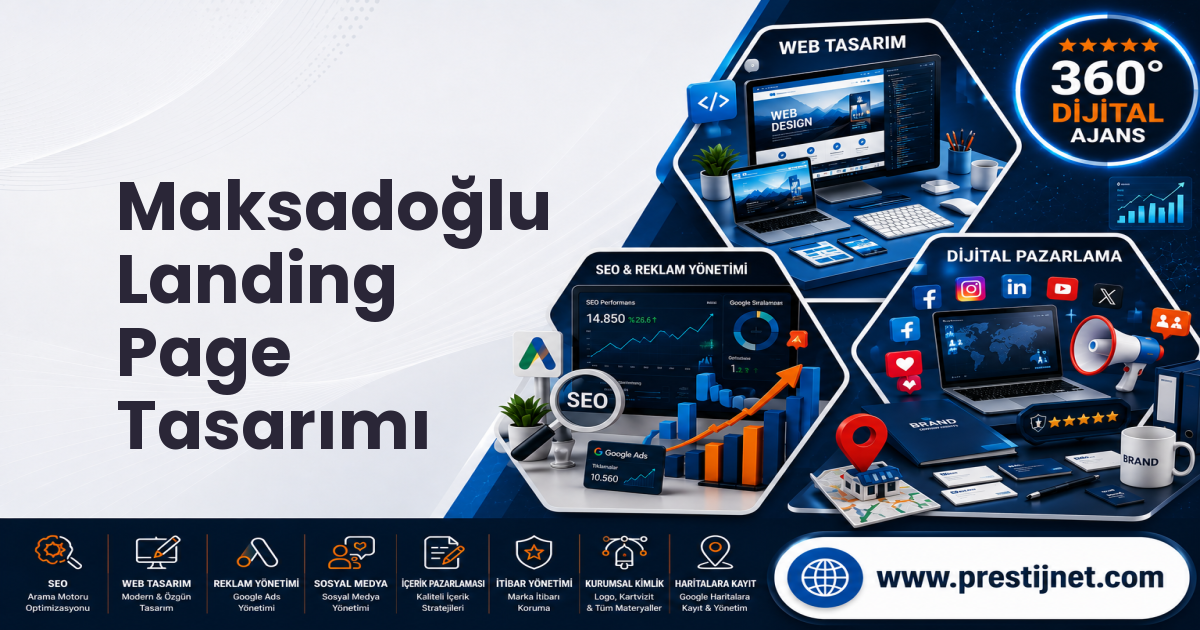 Maksadoğlu Landing Page Tasarımı