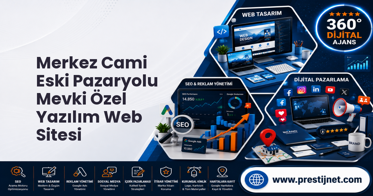 Merkez Cami Eski Pazaryolu Mevki Özel Yazılım Web Sitesi