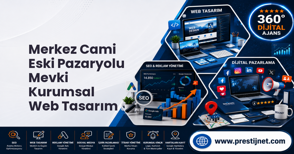Merkez Cami Eski Pazaryolu Mevki Kurumsal Web Tasarım