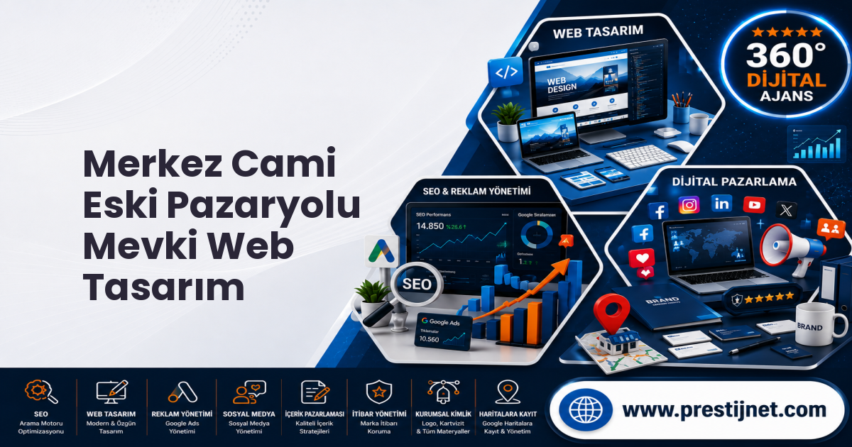 Merkez Cami Eski Pazaryolu Mevki Web Tasarım