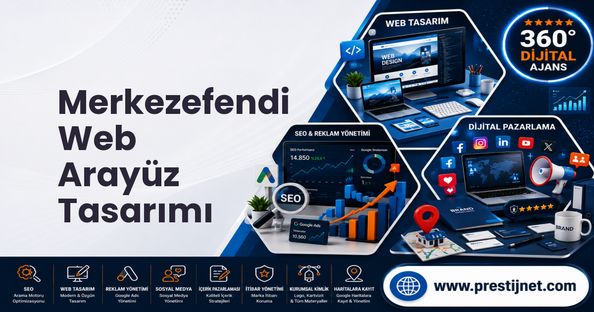Merkezefendi Web Arayüz Tasarımı