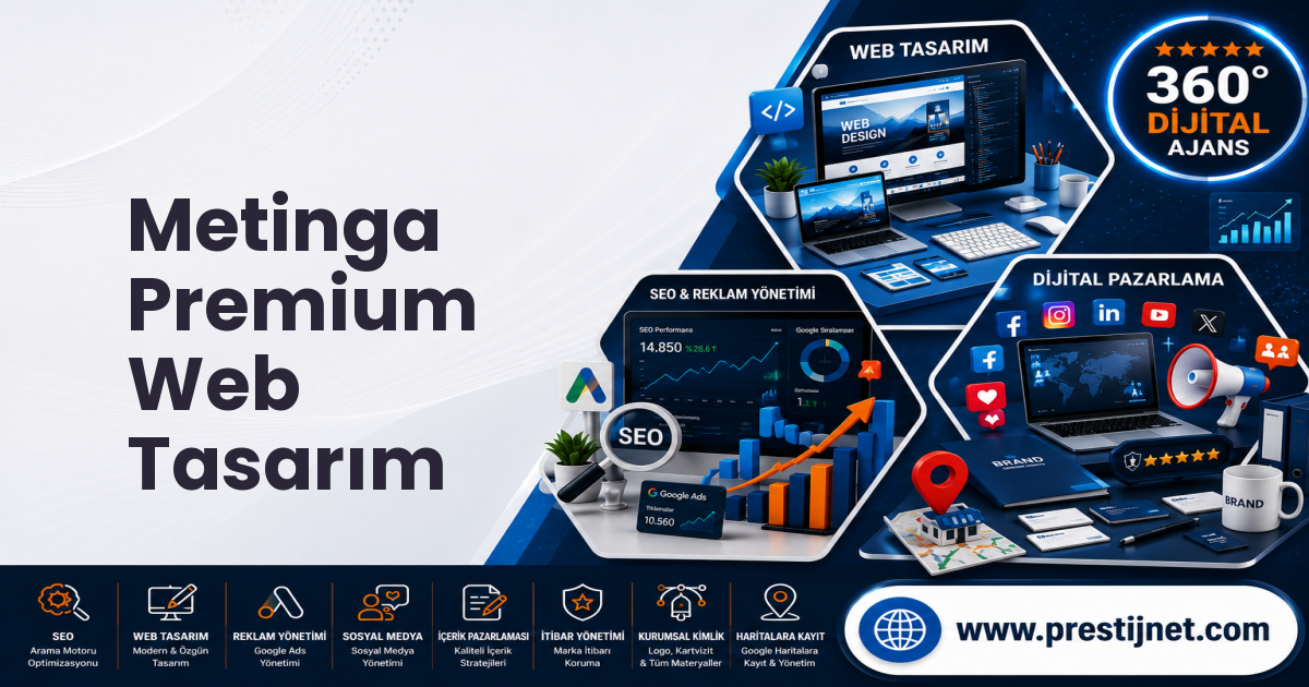 Metinga Premium Web Tasarım