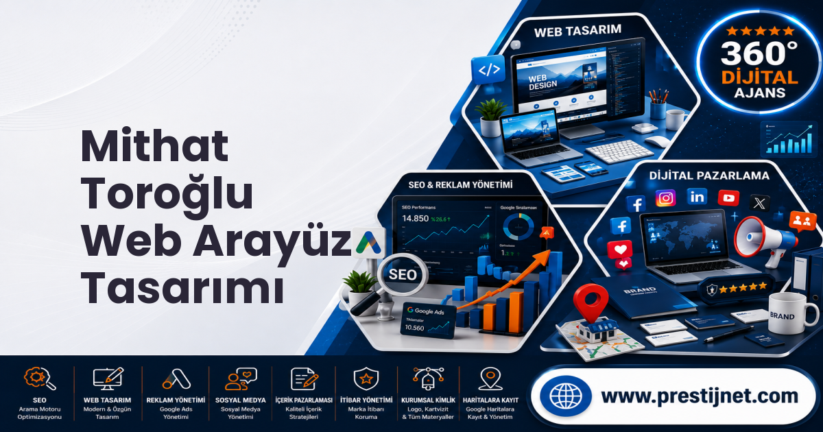 Mithat Toroğlu Web Arayüz Tasarımı