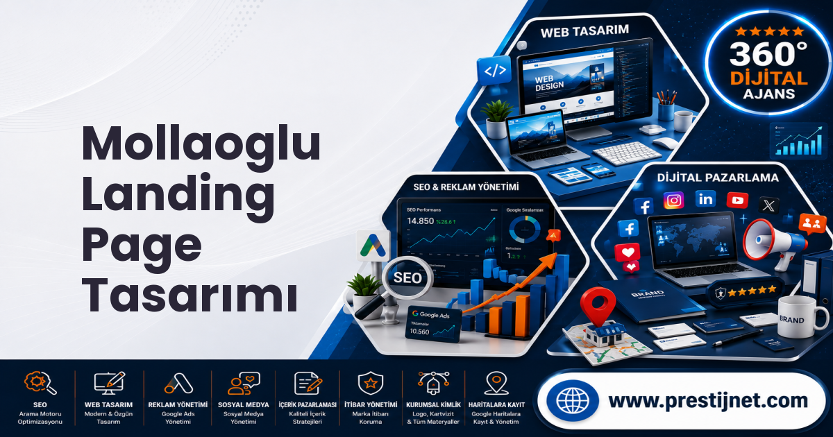 Mollaoglu Landing Page Tasarımı