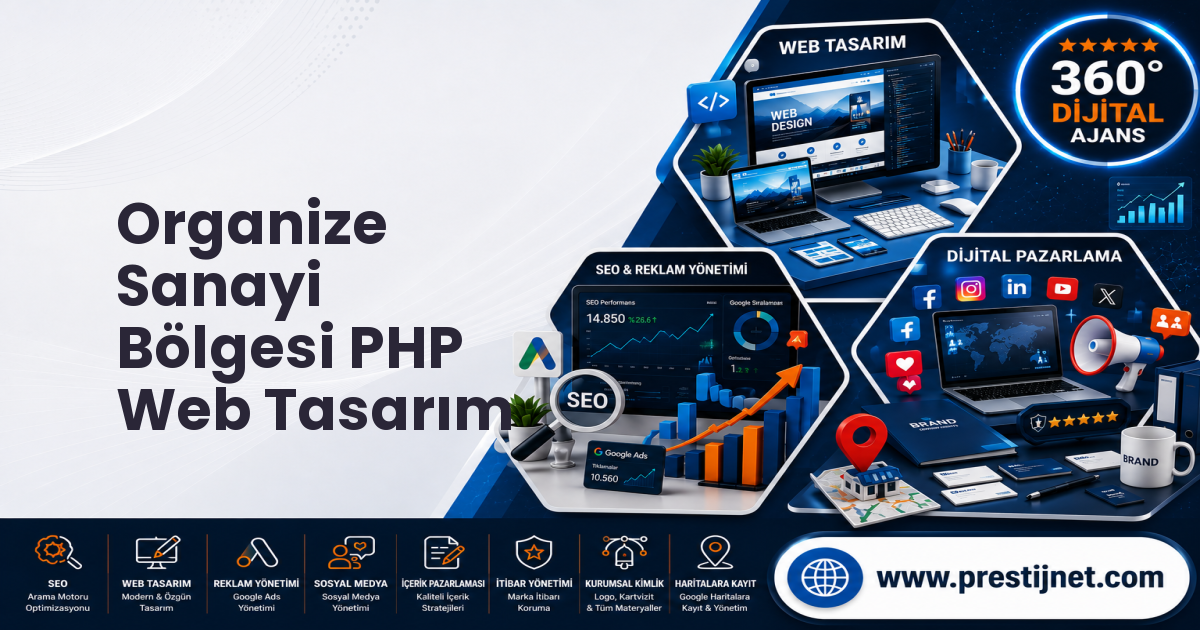 Organize Sanayi Bölgesi PHP Web Tasarım