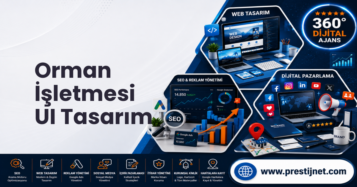 Orman İşletmesi UI Tasarım