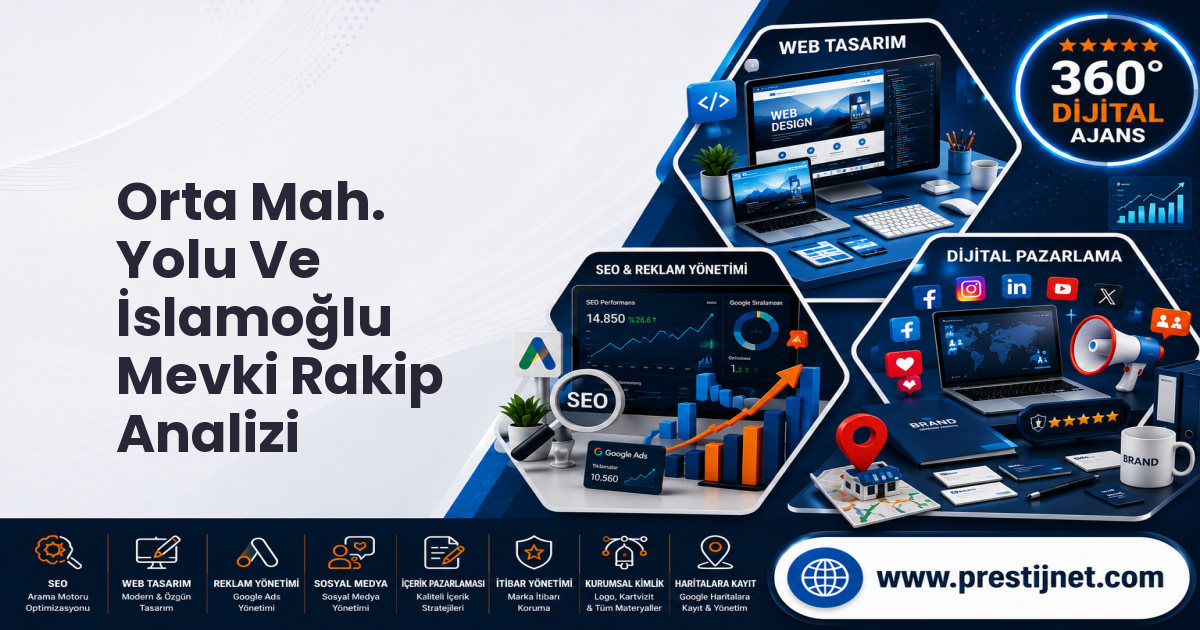 Orta Mah. Yolu Ve İslamoğlu Mevki Rakip Analizi