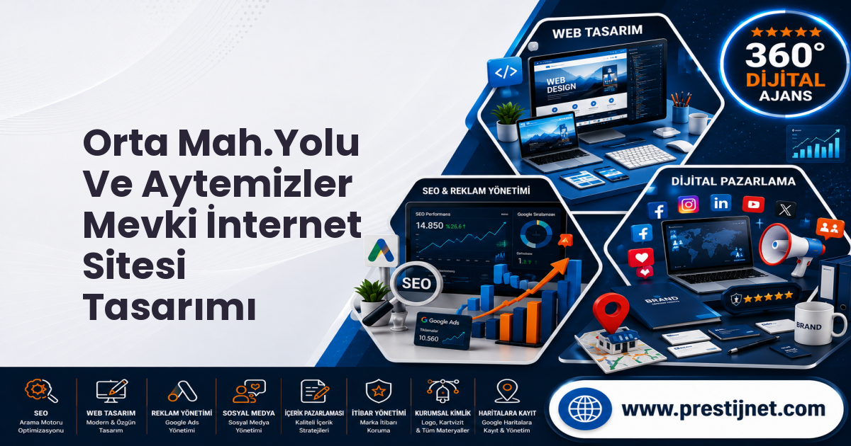 Orta Mah.Yolu Ve Aytemizler Mevki İnternet Sitesi Tasarımı
