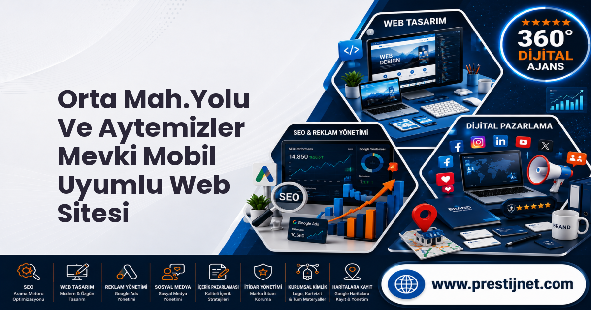 Orta Mah.Yolu Ve Aytemizler Mevki Mobil Uyumlu Web Sitesi