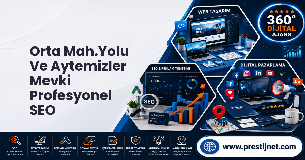 Orta Mah.Yolu Ve Aytemizler Mevki Profesyonel SEO