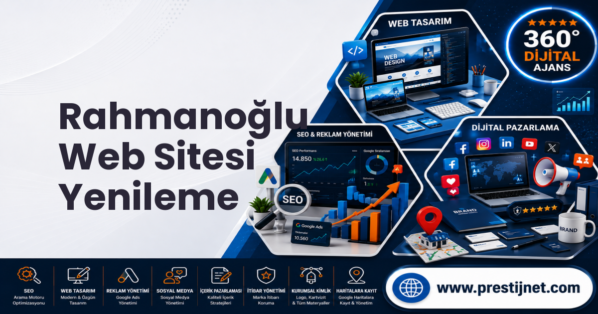 Rahmanoğlu Web Sitesi Yenileme