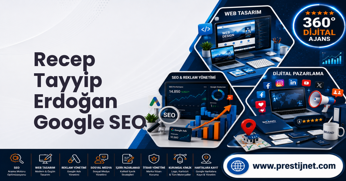 Recep Tayyip Erdoğan Google SEO