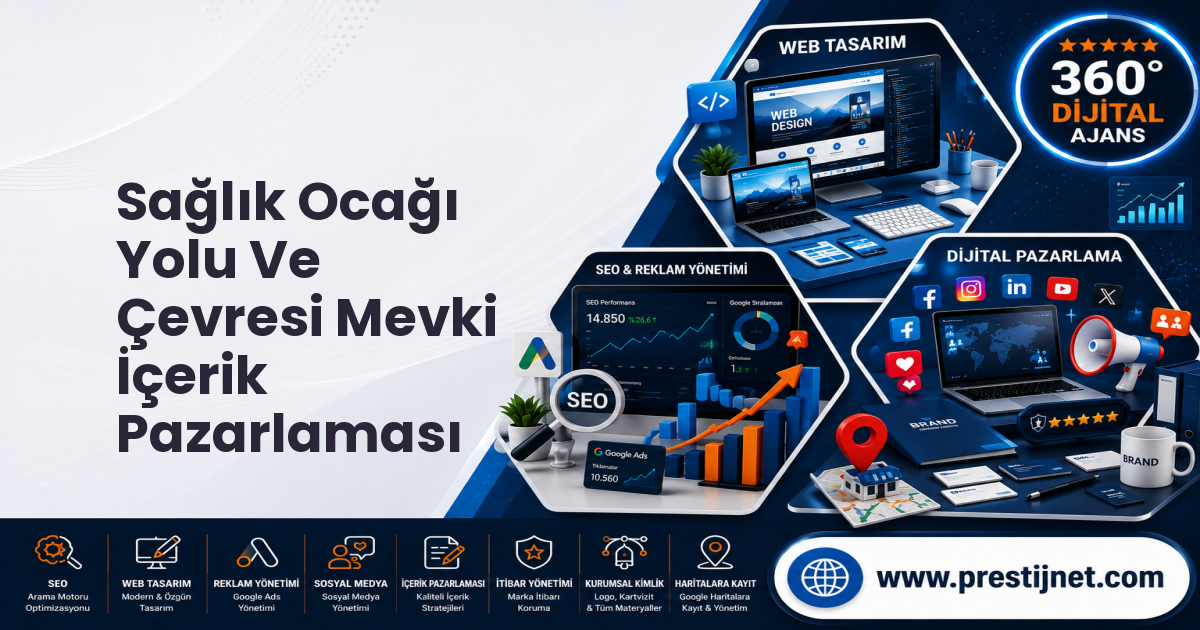 Sağlık Ocağı  Yolu Ve Çevresi Mevki İçerik Pazarlaması