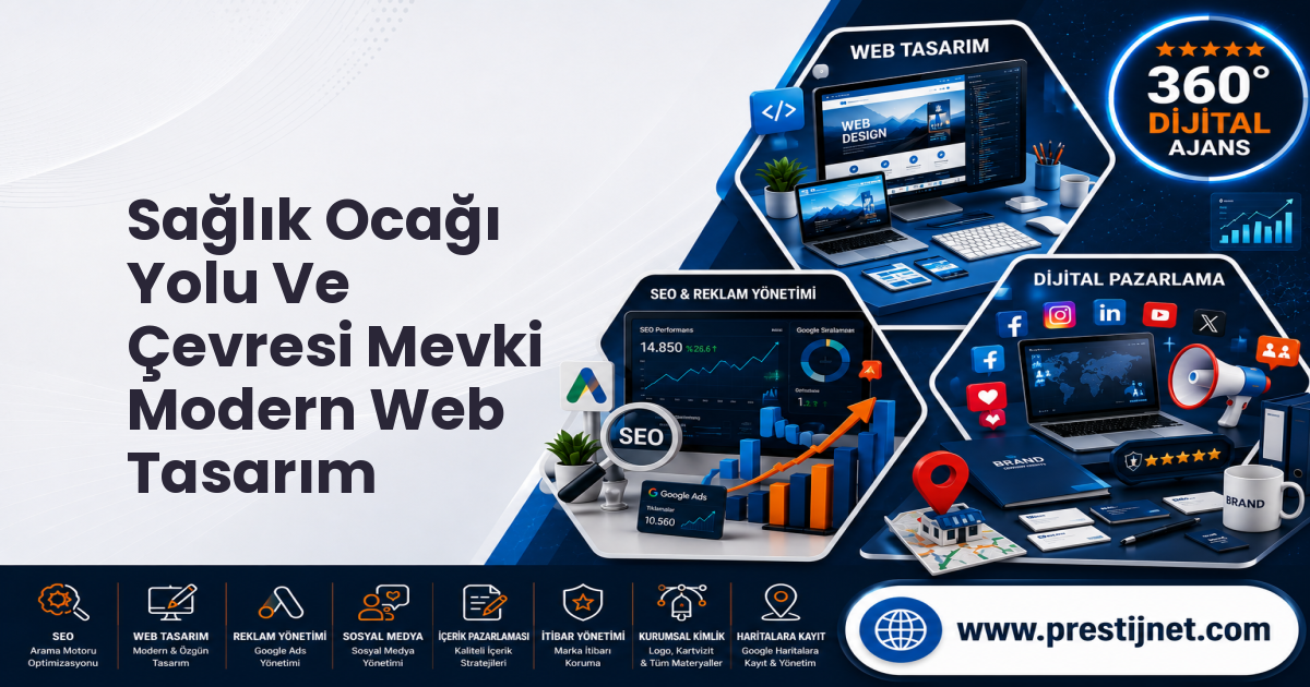 Sağlık Ocağı  Yolu Ve Çevresi Mevki Modern Web Tasarım