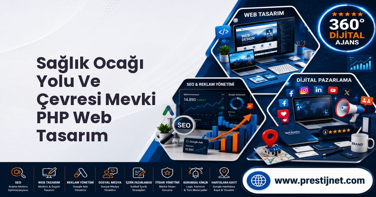 Sağlık Ocağı  Yolu Ve Çevresi Mevki PHP Web Tasarım