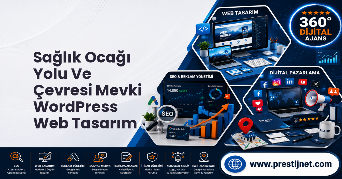 Sağlık Ocağı  Yolu Ve Çevresi Mevki WordPress Web Tasarım