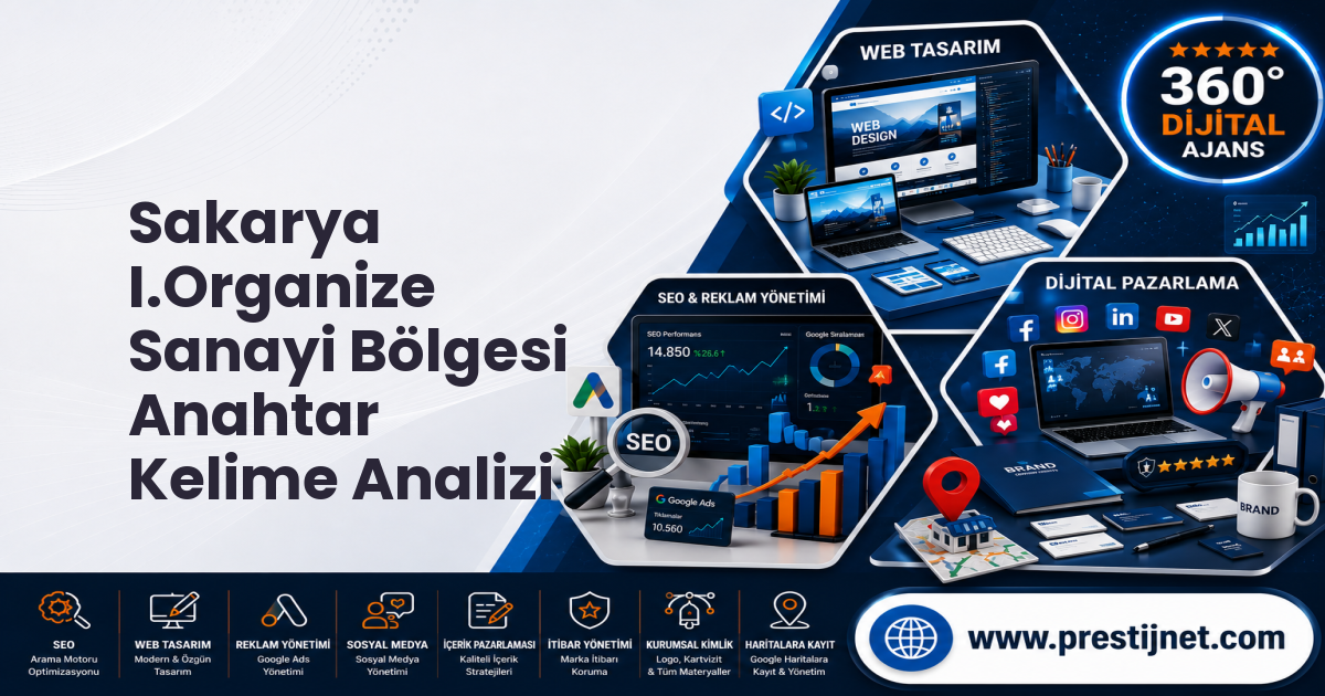 Sakarya I.Organize Sanayi Bölgesi Anahtar Kelime Analizi