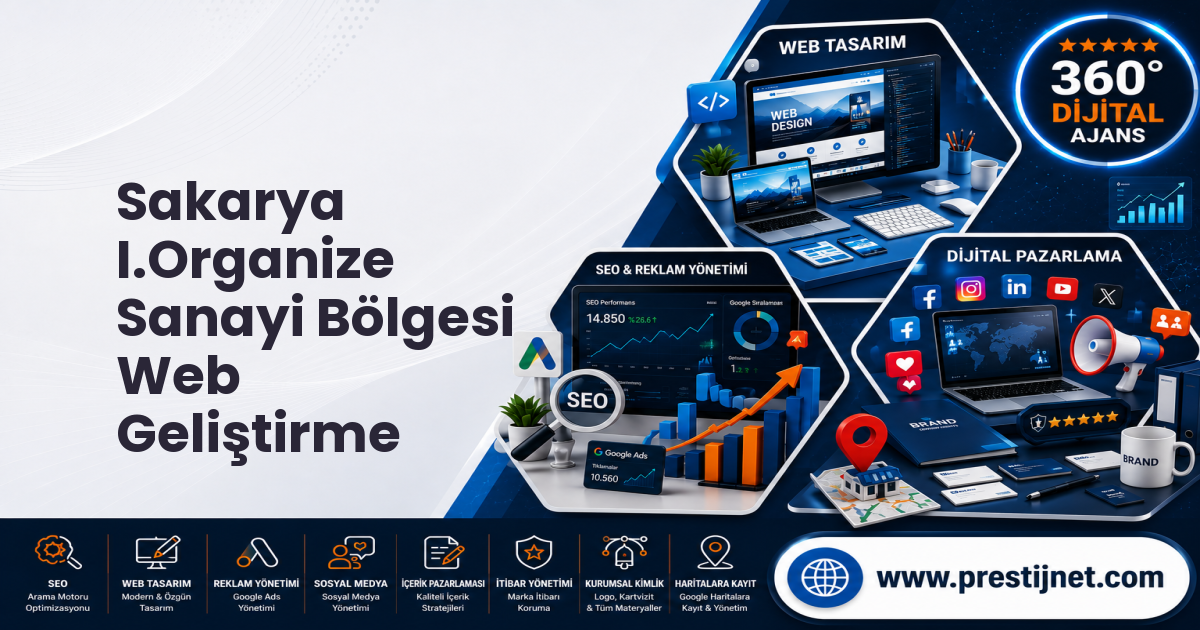 Sakarya I.Organize Sanayi Bölgesi Web Geliştirme