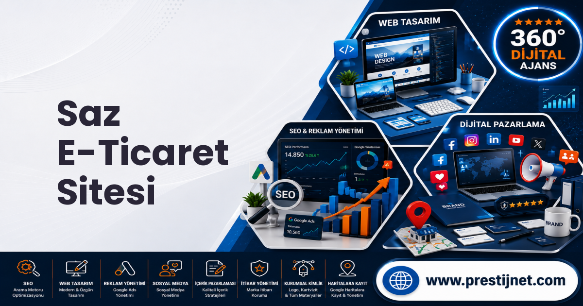 Saz E-Ticaret Sitesi