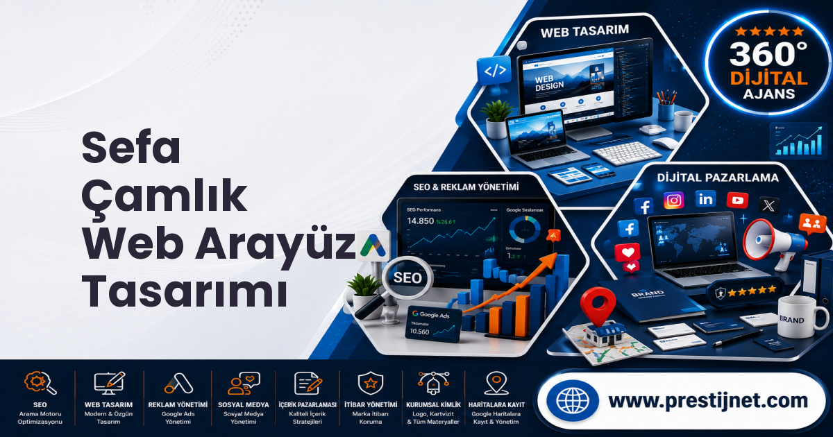 Sefa Çamlık Web Arayüz Tasarımı