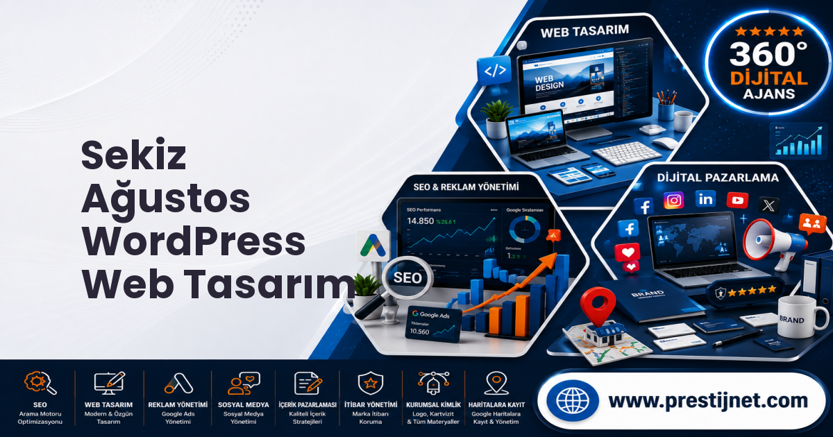 Sekiz Ağustos WordPress Web Tasarım