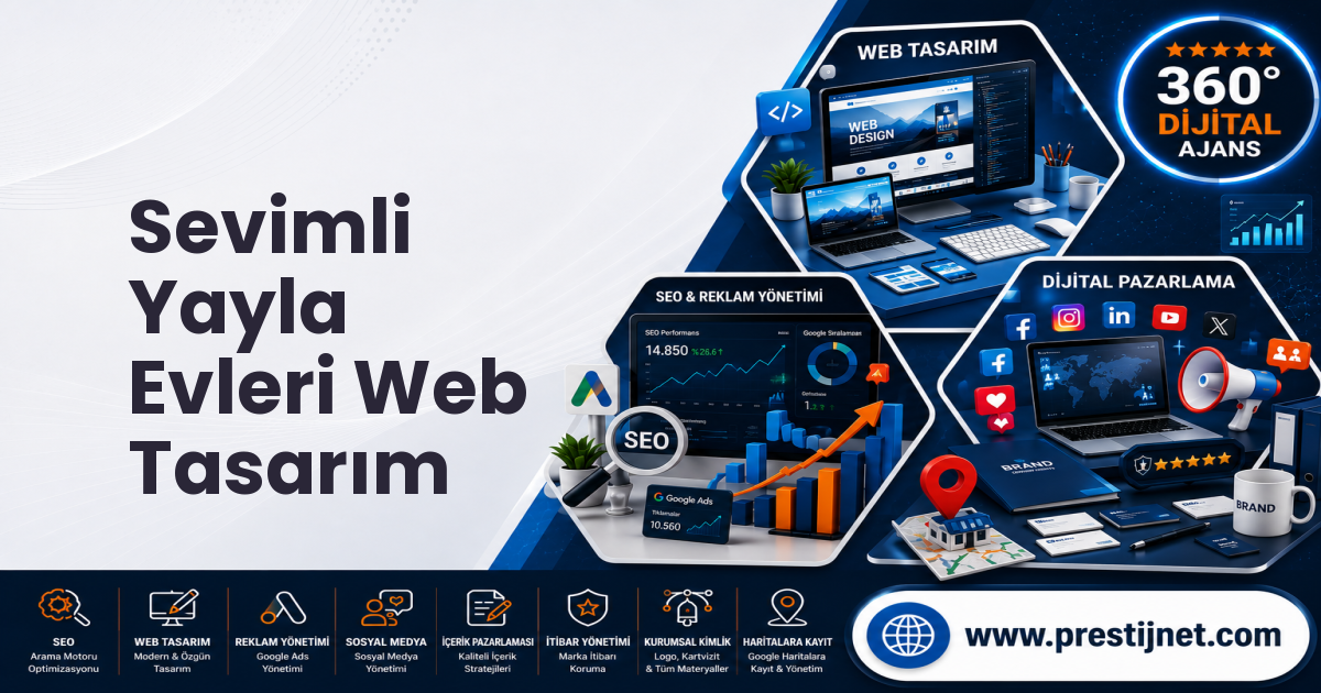 Sevimli Yayla Evleri Web Tasarım