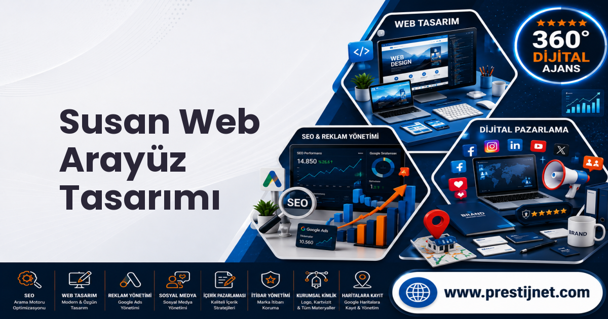 Susan Web Arayüz Tasarımı