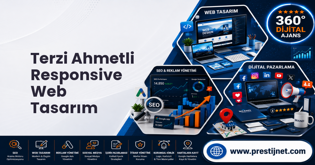 Terzi Ahmetli Responsive Web Tasarım