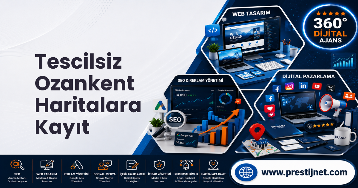 Tescilsiz Ozankent Haritalara Kayıt