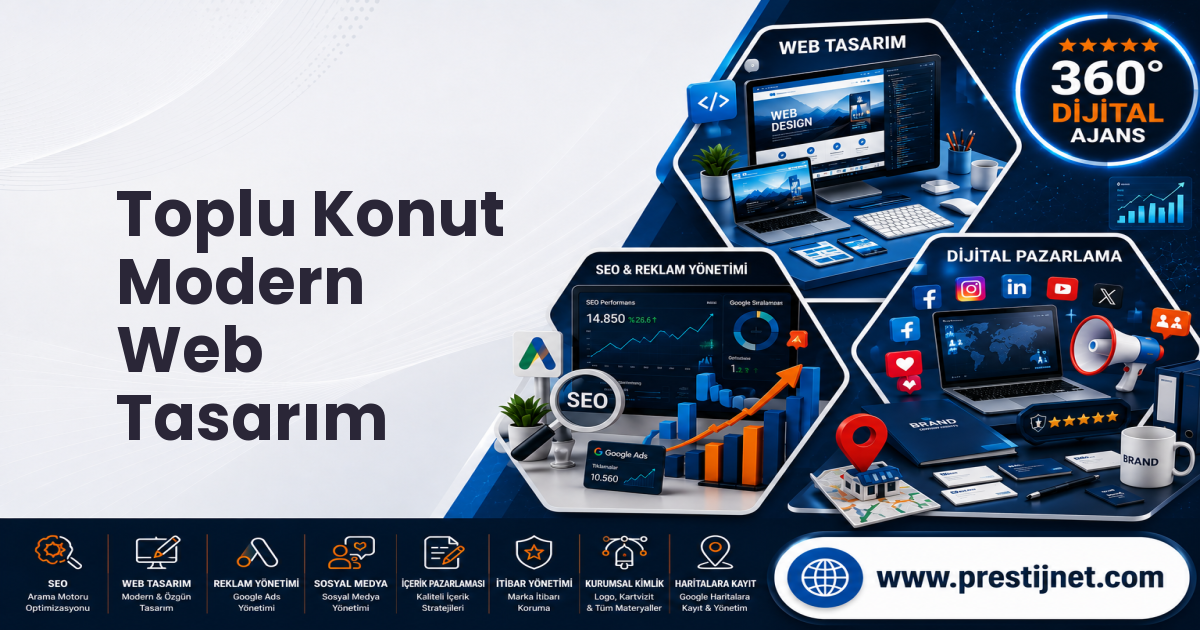 Toplu Konut Modern Web Tasarım