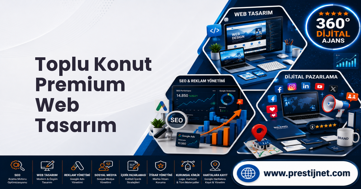 Toplu Konut Premium Web Tasarım