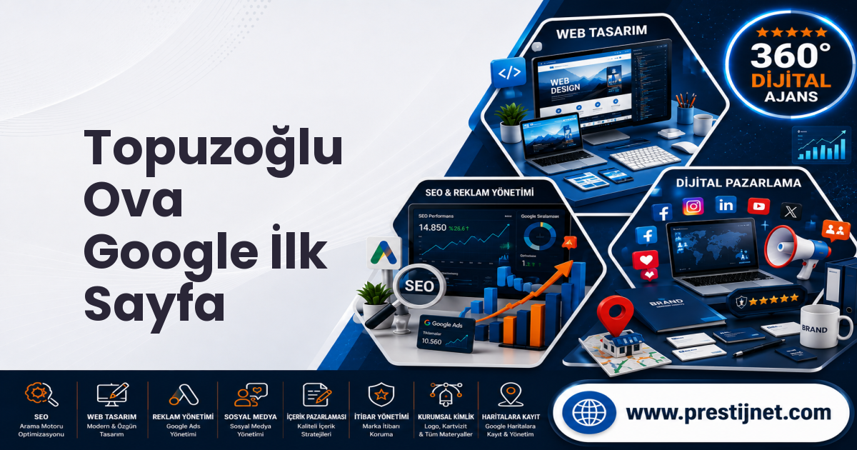 Topuzoğlu Ova Google İlk Sayfa
