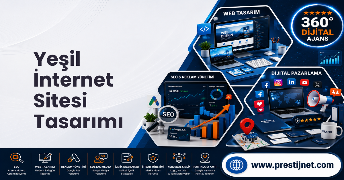 Yeşil İnternet Sitesi Tasarımı