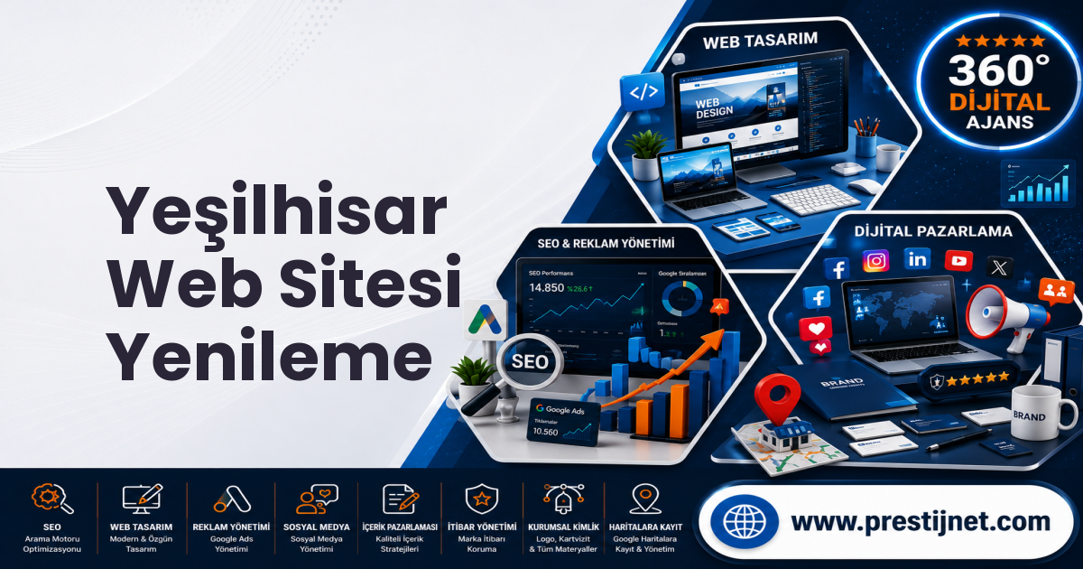Yeşilhisar Web Sitesi Yenileme