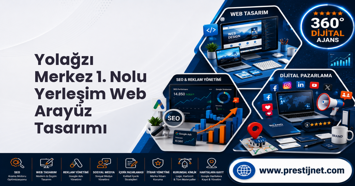 Yolağzı Merkez 1. Nolu Yerleşim Web Arayüz Tasarımı
