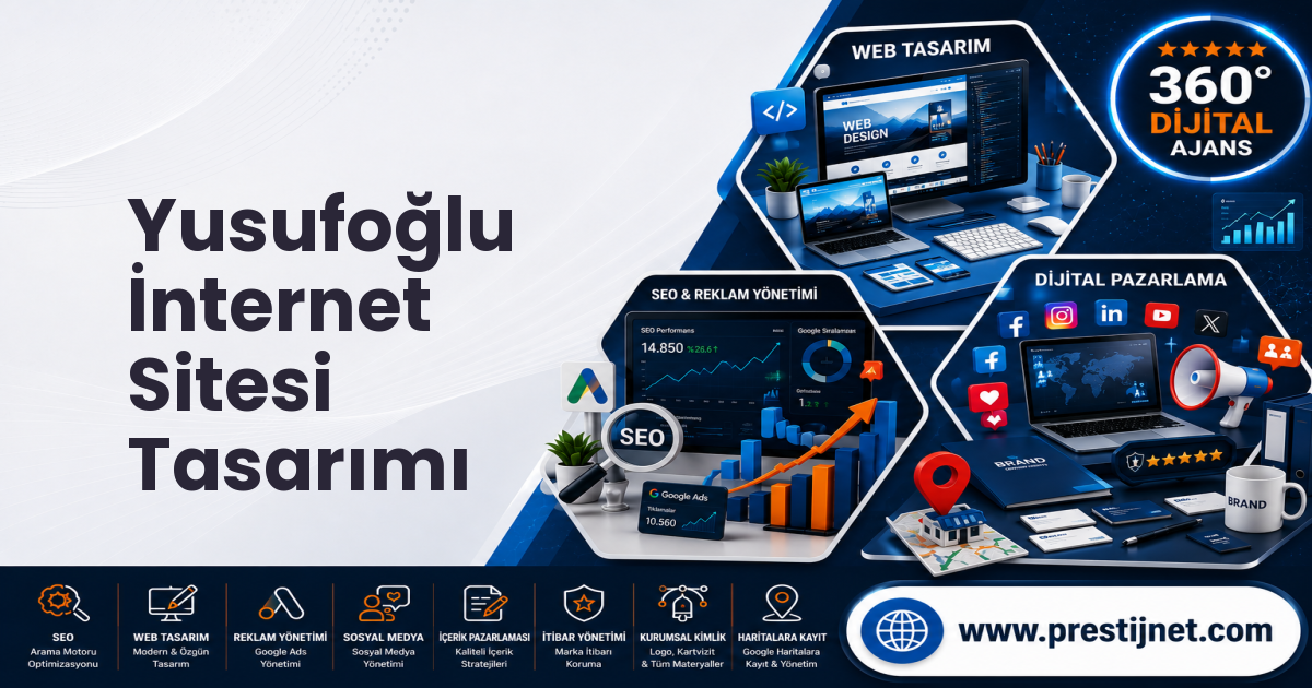 Yusufoğlu İnternet Sitesi Tasarımı